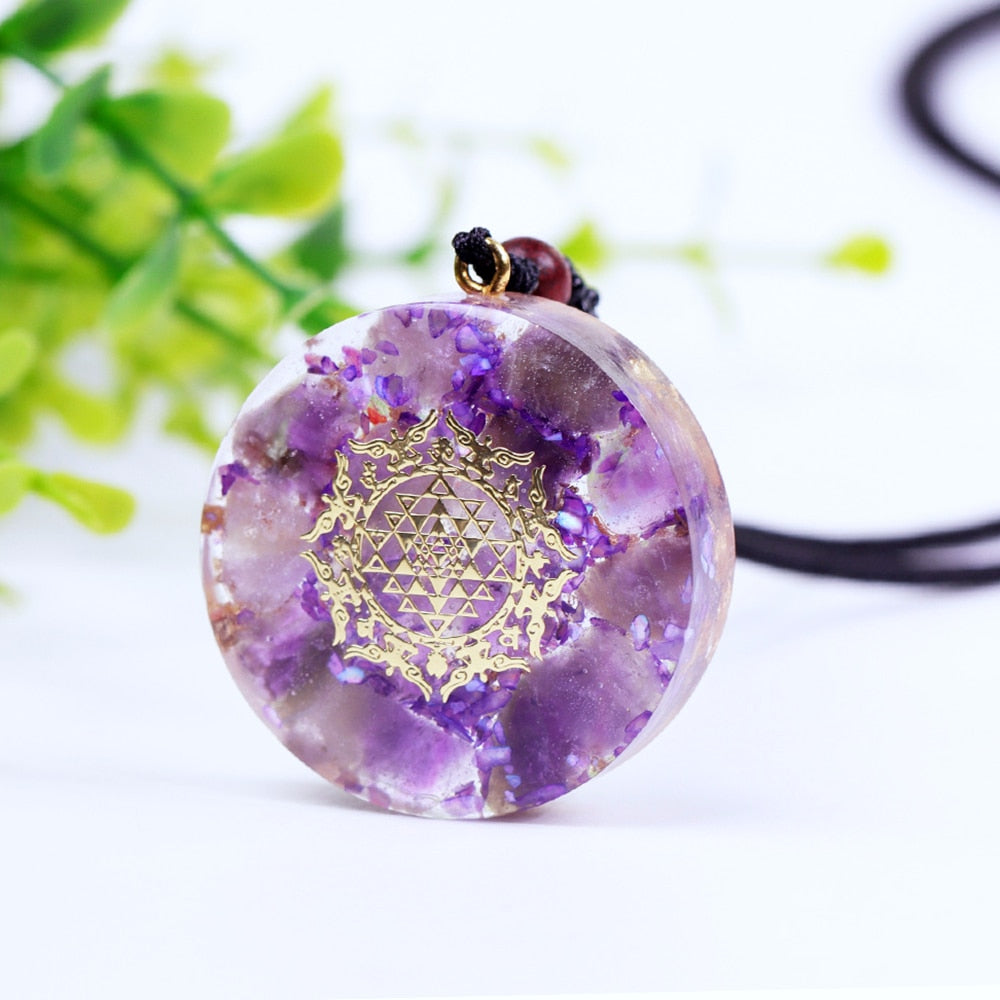 Pendant Orgone Amethyst - Bloom N Bliss Boutique