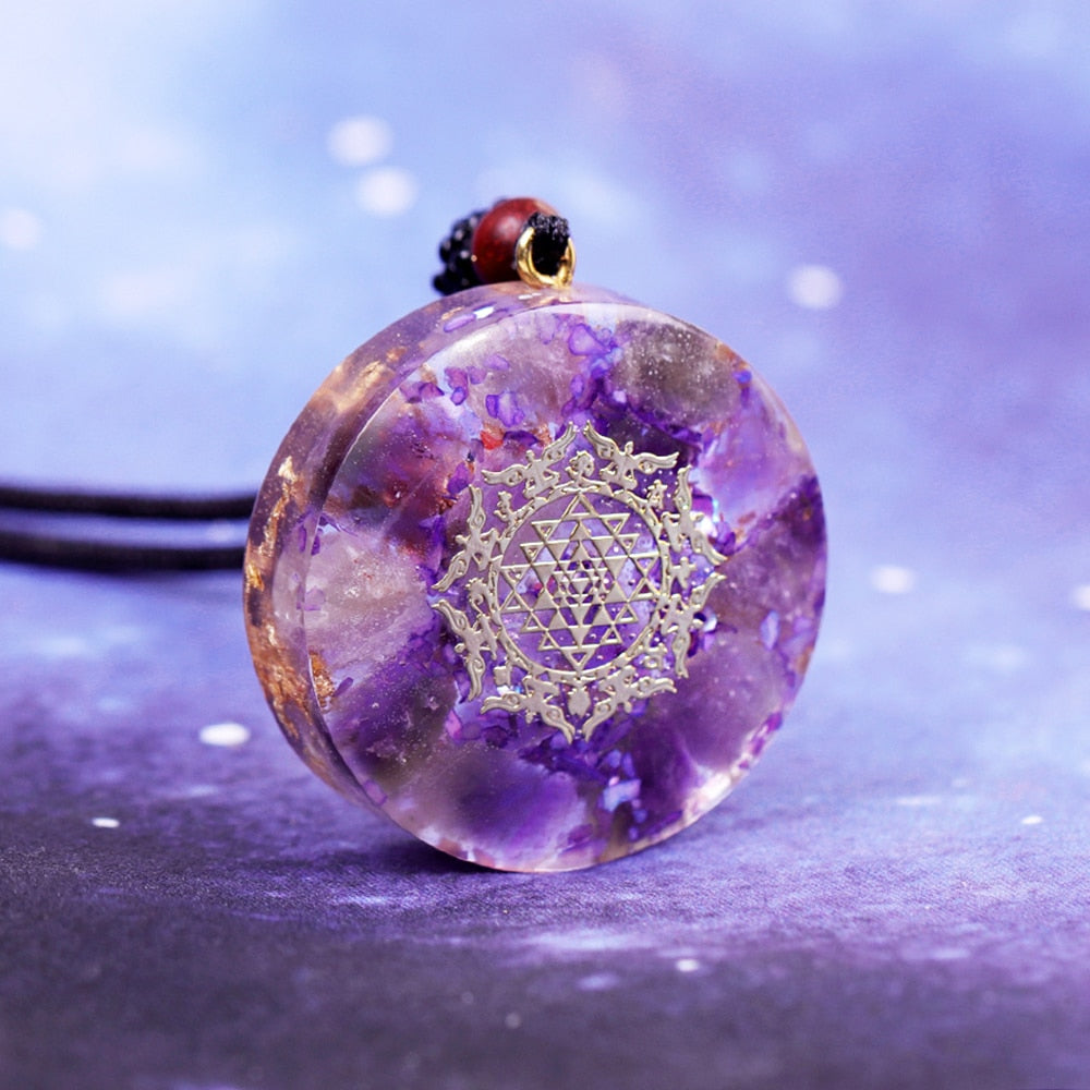 Pendant Orgone Amethyst - Bloom N Bliss Boutique