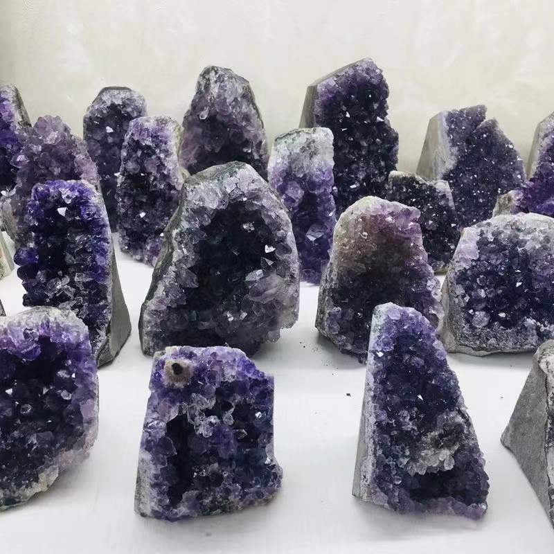 Natural Purple Amthyst  Crystal Clusters