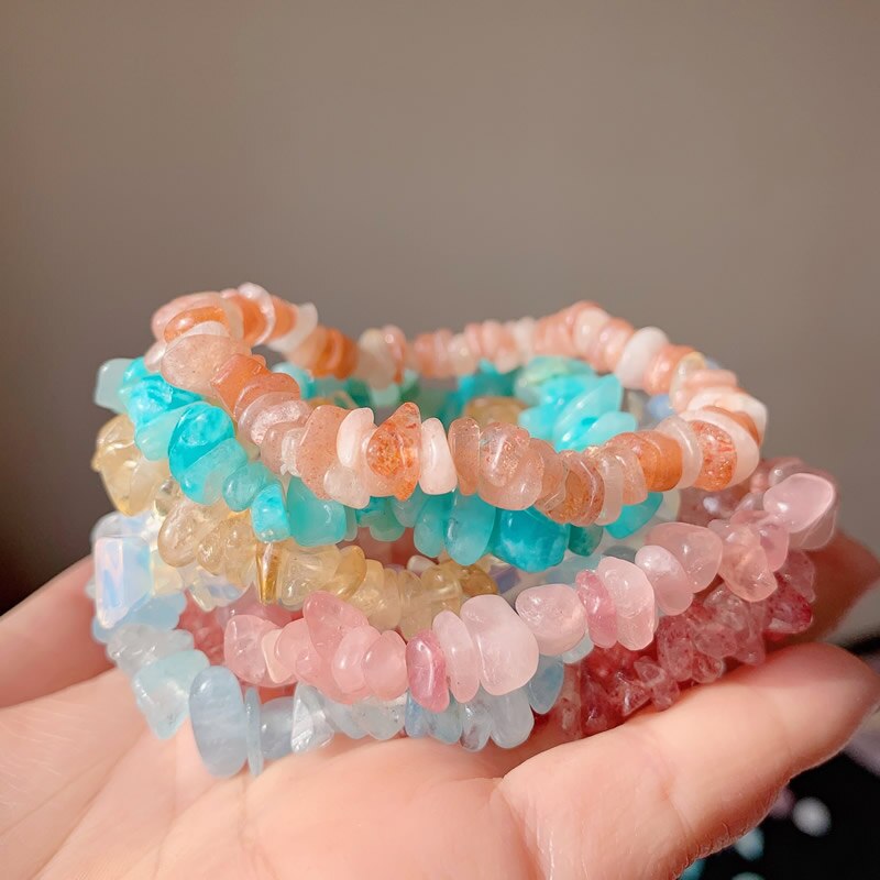 Natural Handmade Quartz Chakra Bracelets - Bloom N Bliss Boutique