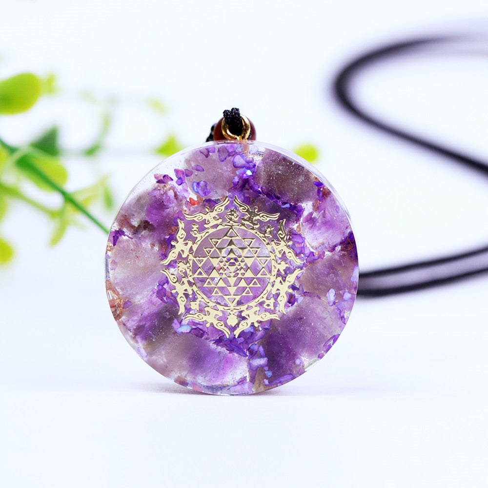 Pendant Orgone Amethyst - Bloom N Bliss Boutique