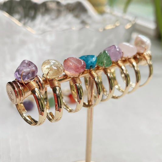 Rock Crystal Rings