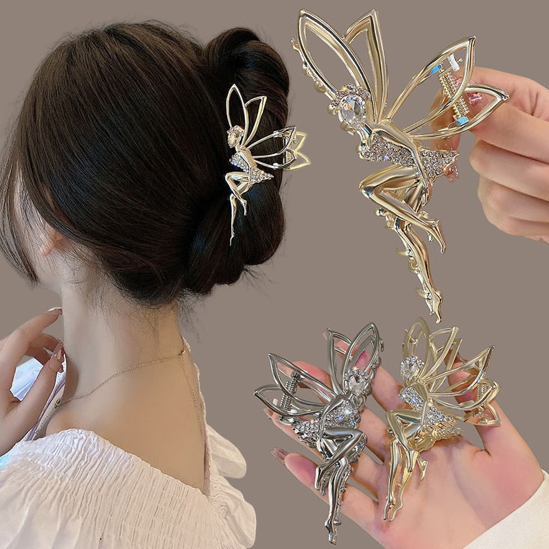 Rhinestone Fairy Hair Claw