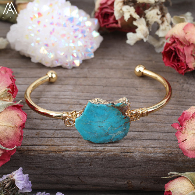 Turquoise Bangels - Bloom N Bliss Boutique