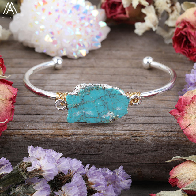 Turquoise Bangels - Bloom N Bliss Boutique