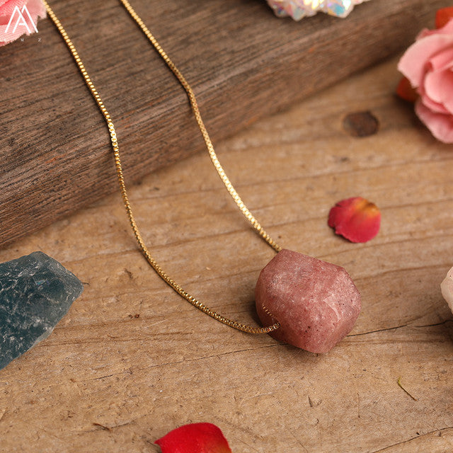 Chunky Stone Necklace - Bloom N Bliss Boutique