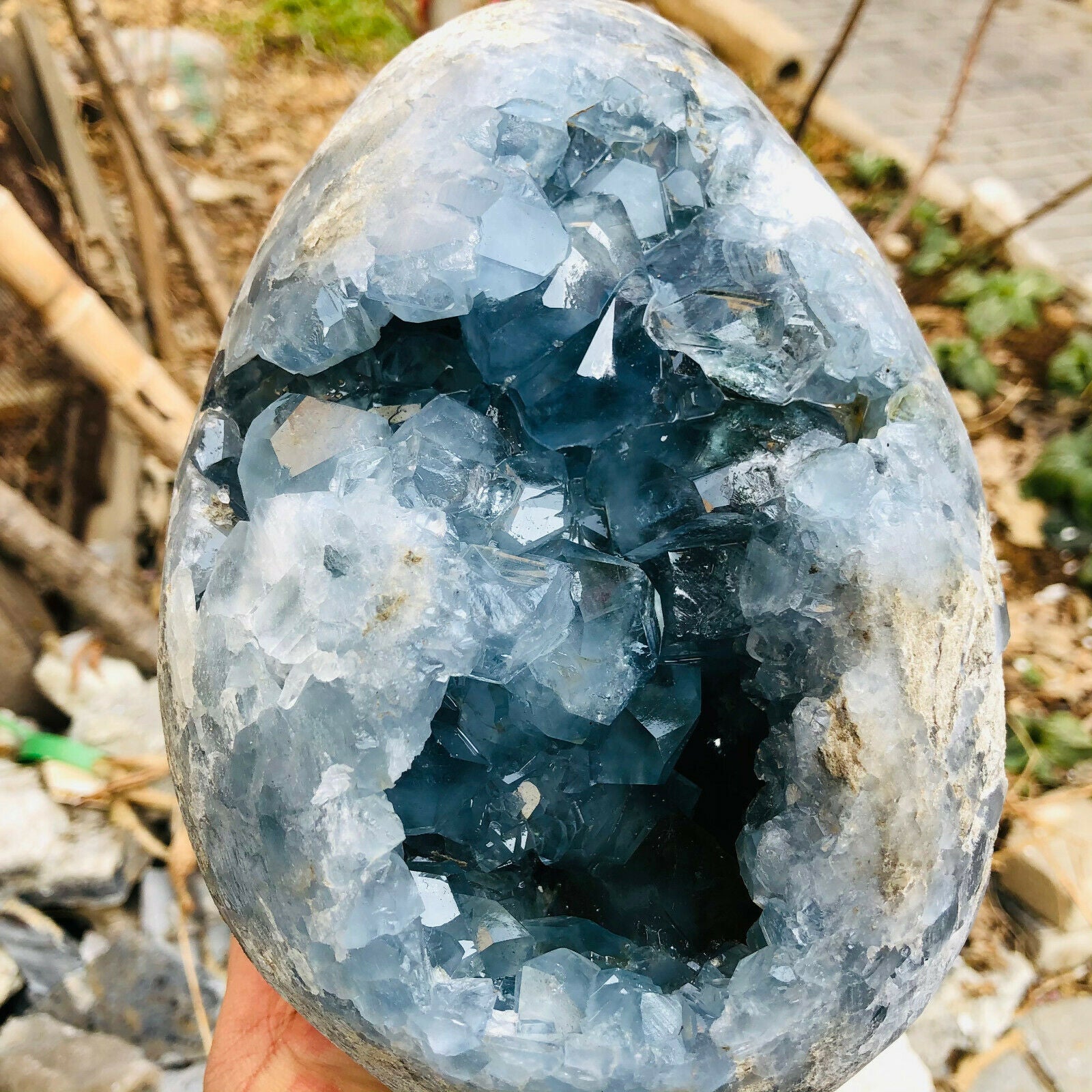 Celestite Crystal Sky Blue - Bloom N Bliss Boutique