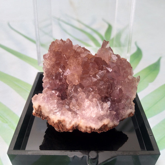 Natural Pink Amethyst Stone Quartz - Bloom N Bliss Boutique