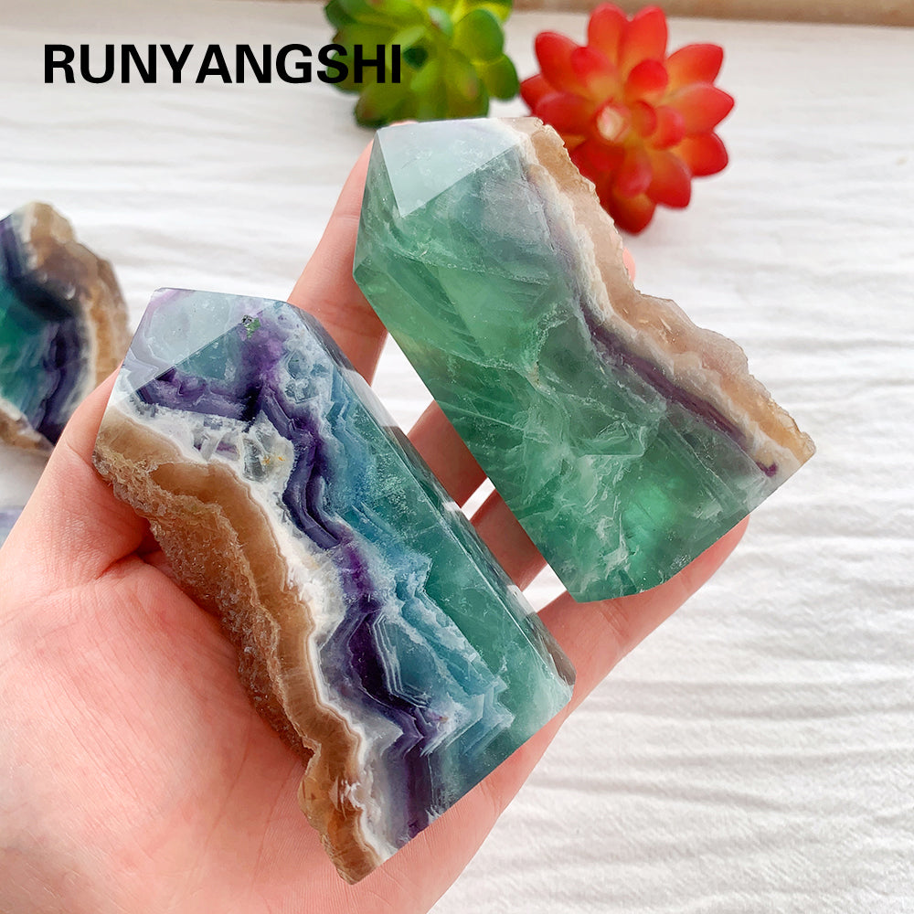 Rainbow Fluirite Quartz - Bloom N Bliss Boutique